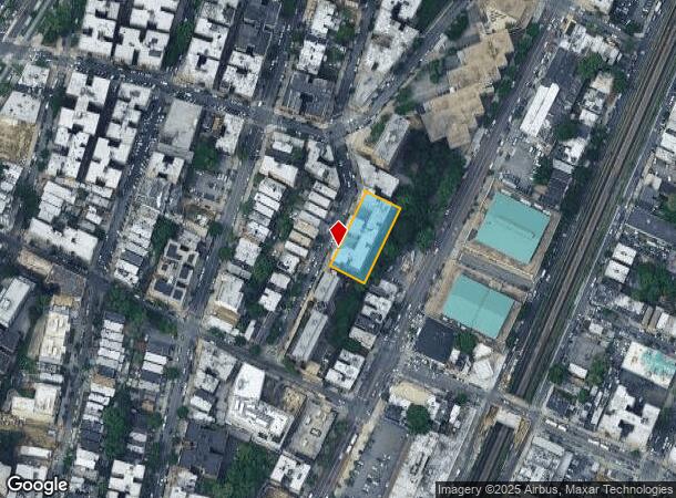  2120 Tiebout Ave, Bronx, NY Parcel Map