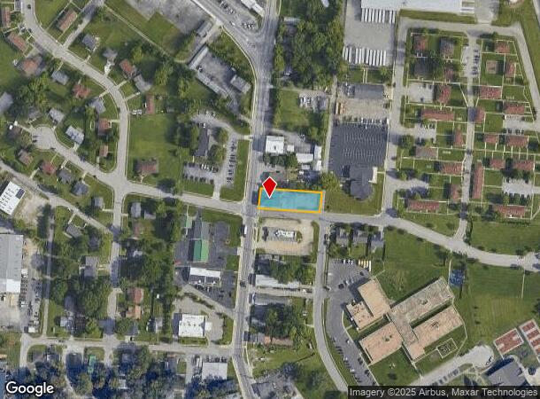  1702 Spring St, Jeffersonville, IN Parcel Map