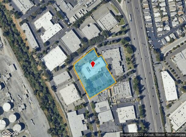  2350 Paragon Dr, San Jose, CA Parcel Map