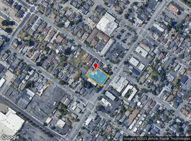 527 E Washington St, Petaluma, CA Parcel Map