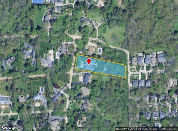 1330 Oxford Rd, Bloomfield Hills, MI Parcel Map