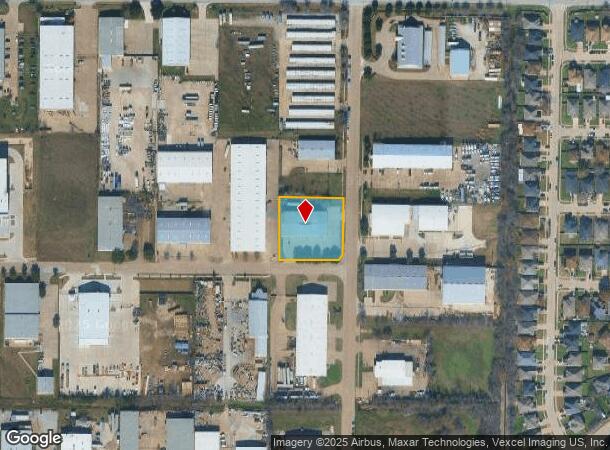  1001 Enterprise Pl, Arlington, TX Parcel Map