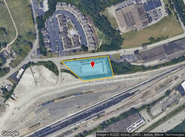  705 Mansfield Ave, Pittsburgh, PA Parcel Map