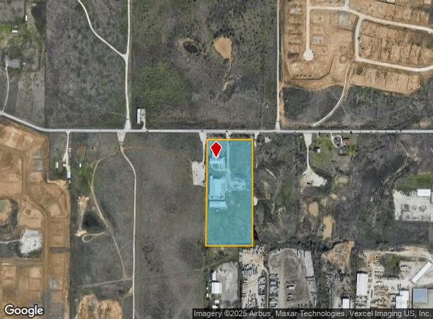 900 Blue Mound Rd E, Haslet, TX Parcel Map