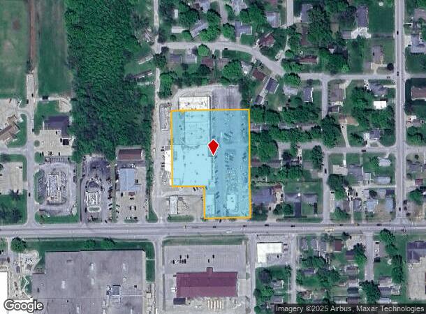  1302 W Main St, Robinson, IL Parcel Map