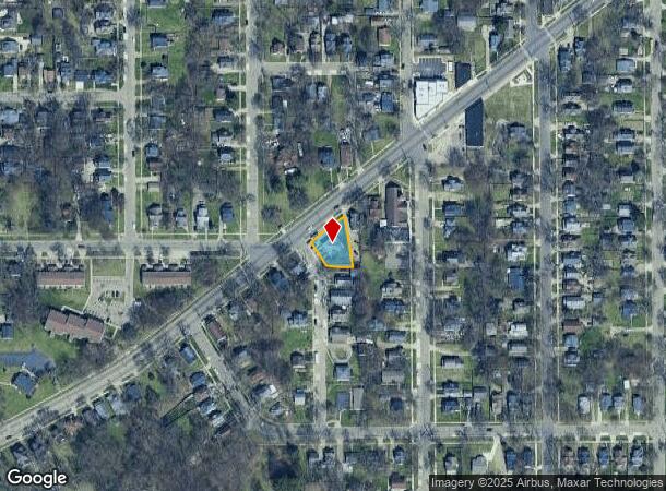  1504 E Main St, Kalamazoo, MI Parcel Map