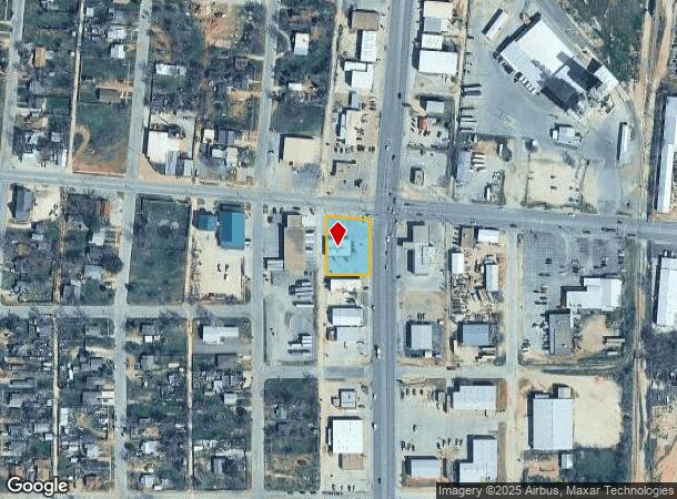  1102 S Treadaway Blvd, Abilene, TX Parcel Map