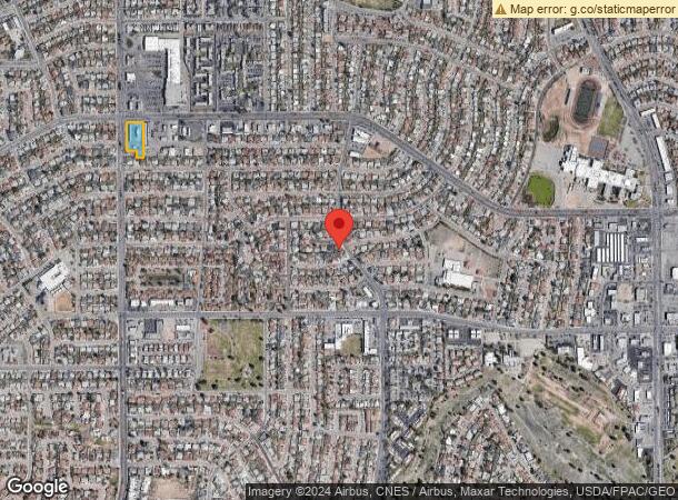  2050 N Yarbrough Dr, El Paso, TX Parcel Map