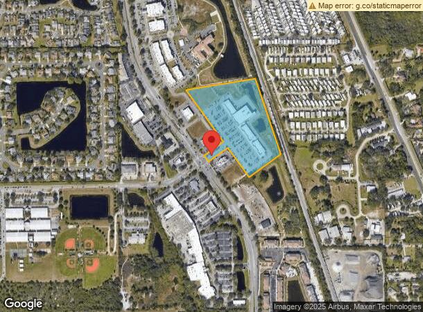  6385 N Wickham Rd, Melbourne, FL Parcel Map