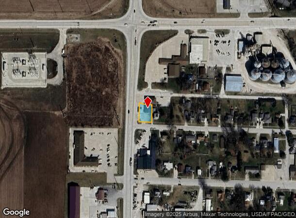  302 1St St, Kalona, IA Parcel Map