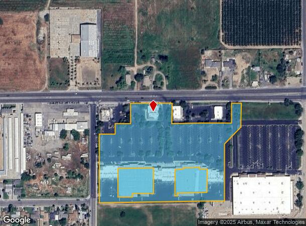  2164 E El Monte Way, Dinuba, CA Parcel Map