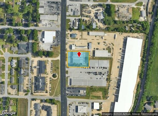  2407 S Thompson St, Springdale, AR Parcel Map