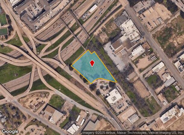  1600 S Cesar Chavez Blvd, Dallas, TX Parcel Map