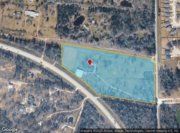 23707 Sanders Cemetery Rd, Magnolia, TX Parcel Map