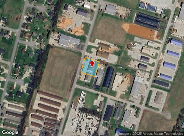 1701 Pennebaker Ave, Bardstown, KY Parcel Map