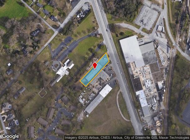  733 N Main St, Greenville, SC Parcel Map