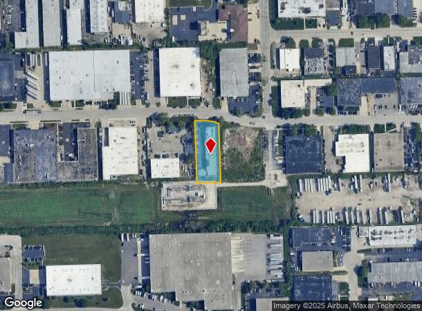  603 W Factory Rd, Addison, IL Parcel Map