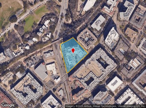 2728 Cedar Springs Rd, Dallas, TX Parcel Map