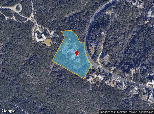  6909 W Courtyard Dr, Austin, TX Parcel Map