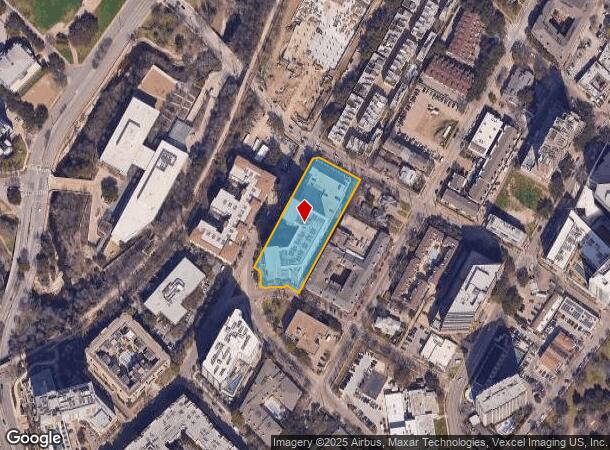 3100 Carlisle St, Dallas, TX Parcel Map