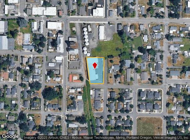  100 E Washington St, Carlton, OR Parcel Map