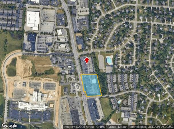 1214 Hill Rd N, Pickerington, OH Parcel Map