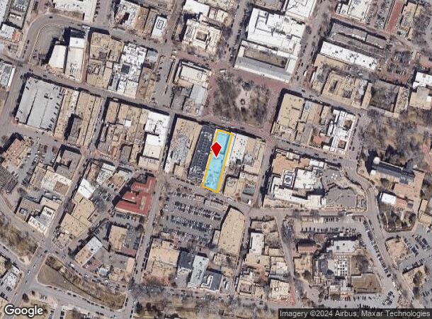  66 E San Francisco St, Santa Fe, NM Parcel Map