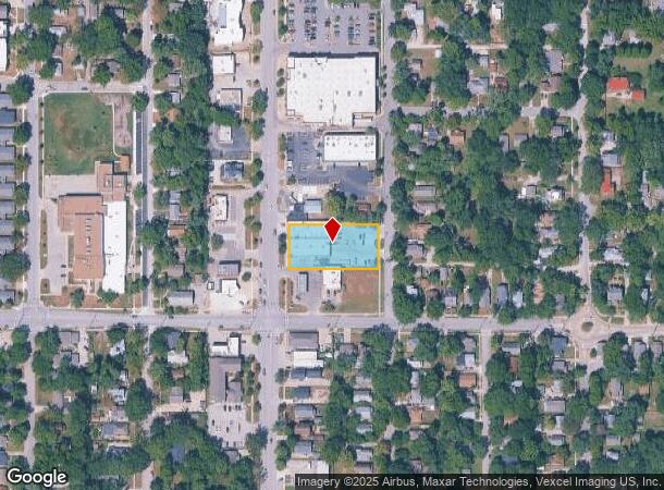 1832 Massachusetts St, Lawrence, KS Parcel Map