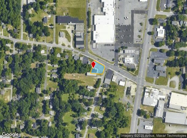  701 Burton Ave, High Point, NC Parcel Map