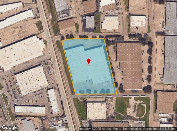  2802 Virgo Ln, Dallas, TX Parcel Map