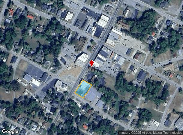  121 S Main St, Mount Pleasant, TN Parcel Map