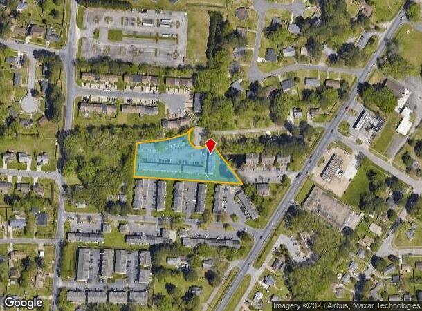  2701 Elkhart St, Chesapeake, VA Parcel Map