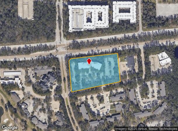 1610 Woodstead Ct, Spring, TX Parcel Map