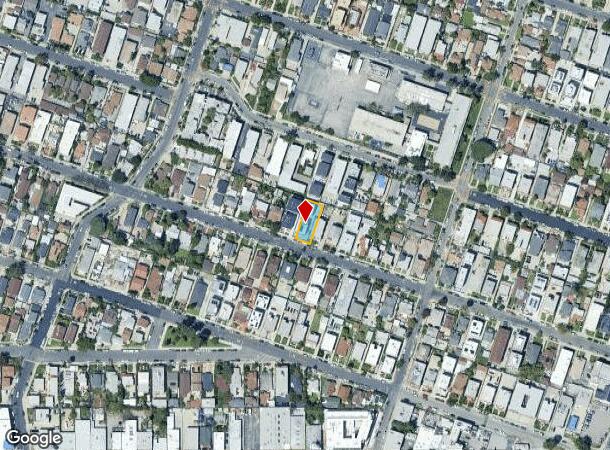  4647 W 18Th St, Los Angeles, CA Parcel Map