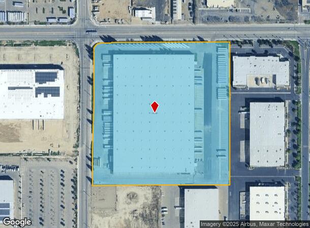 1055 E North Ave, Fresno, CA Parcel Map
