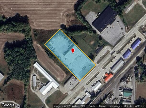 1607 Grandview Ave, Muscatine, IA Parcel Map