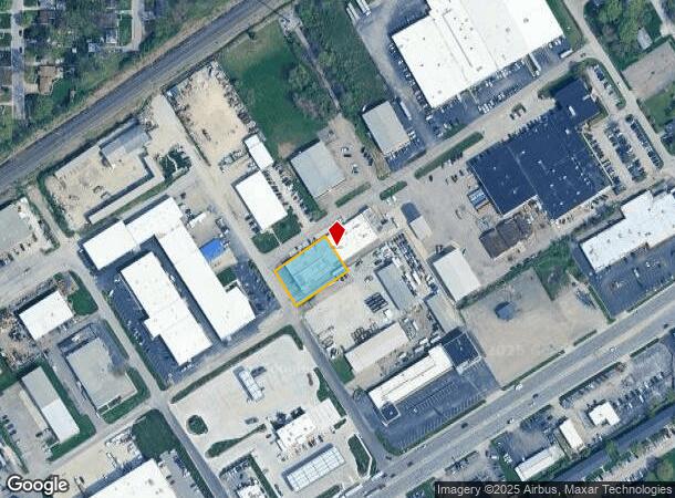  7711 Records St, Indianapolis, IN Parcel Map