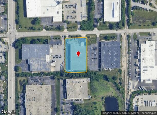  160 Fullerton Ave, Carol Stream, IL Parcel Map