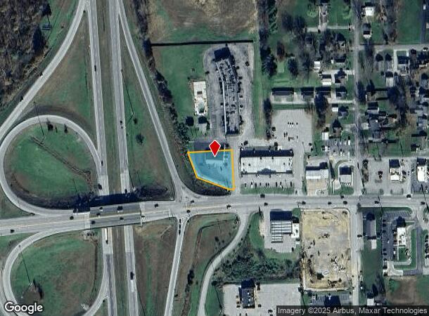  1240 W Mcclain Ave, Scottsburg, IN Parcel Map