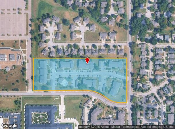  4500 Overland Dr, Lawrence, KS Parcel Map