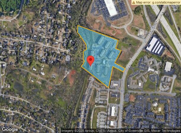  815 E Butler Rd, Greenville, SC Parcel Map