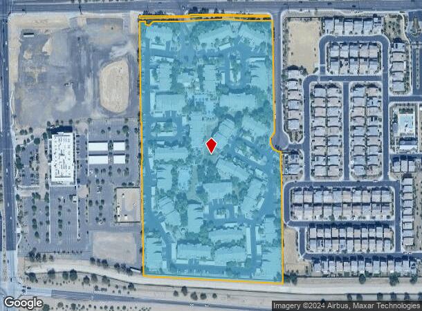  875 W Pecos Rd, Chandler, AZ Parcel Map