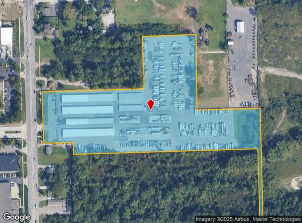 6535 Middlebelt Rd, Romulus, MI Parcel Map