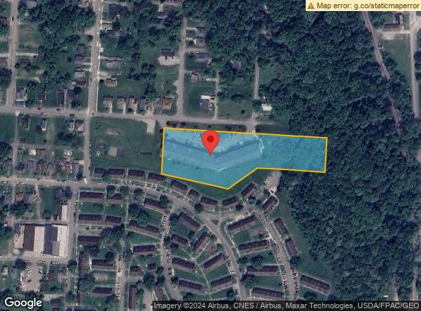  450 Baker St, Zanesville, OH Parcel Map