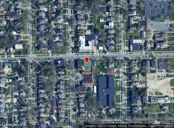  633 W Bancroft St, Toledo, OH Parcel Map