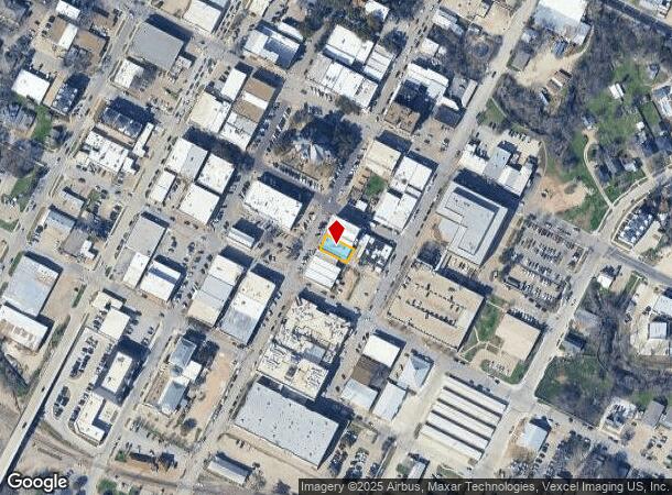  203 S College St, Waxahachie, TX Parcel Map