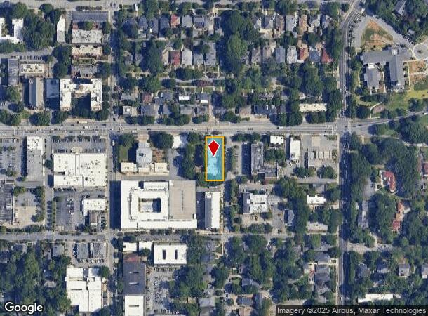 1115 Ponce De Leon Ave Ne, Atlanta, GA Parcel Map