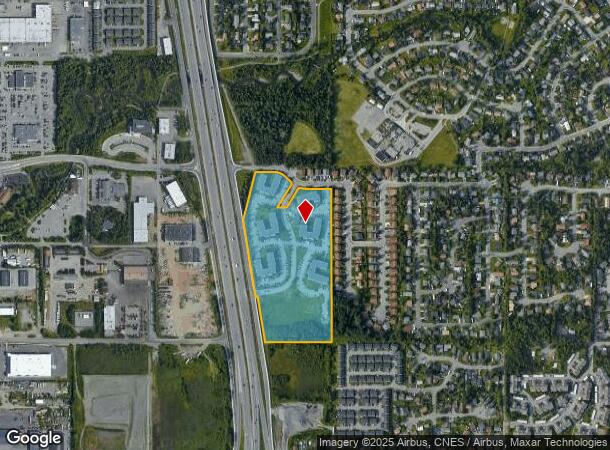  5210 Mockingbird Dr, Anchorage, AK Parcel Map