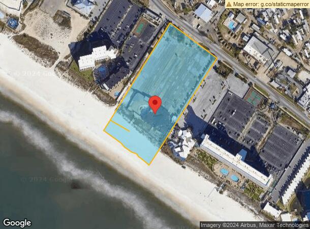  8813 Thomas Dr, Panama City, FL Parcel Map