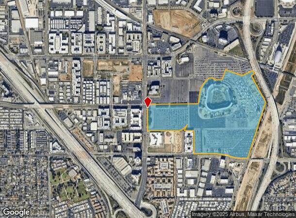 2000 E Gene Autry Way, Anaheim, CA Parcel Map